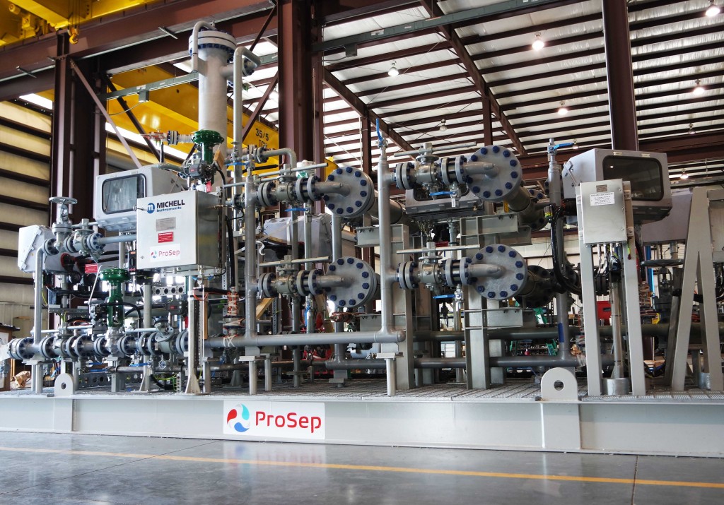ProSep Gas Membrane Dehydration Skid Fluor Exxon Neftgas